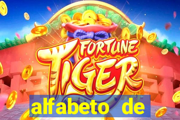 alfabeto de caligrafia bonita